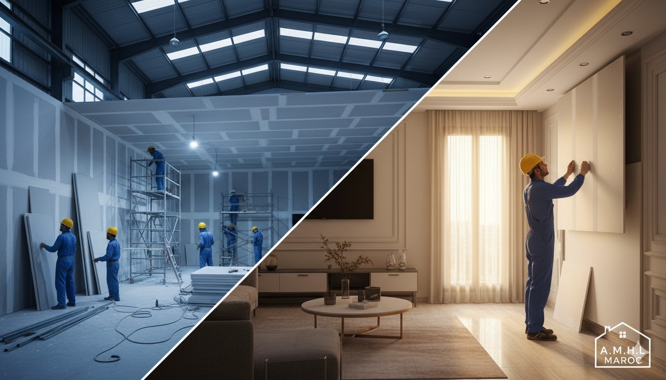 Plaques de Plâtre BA13